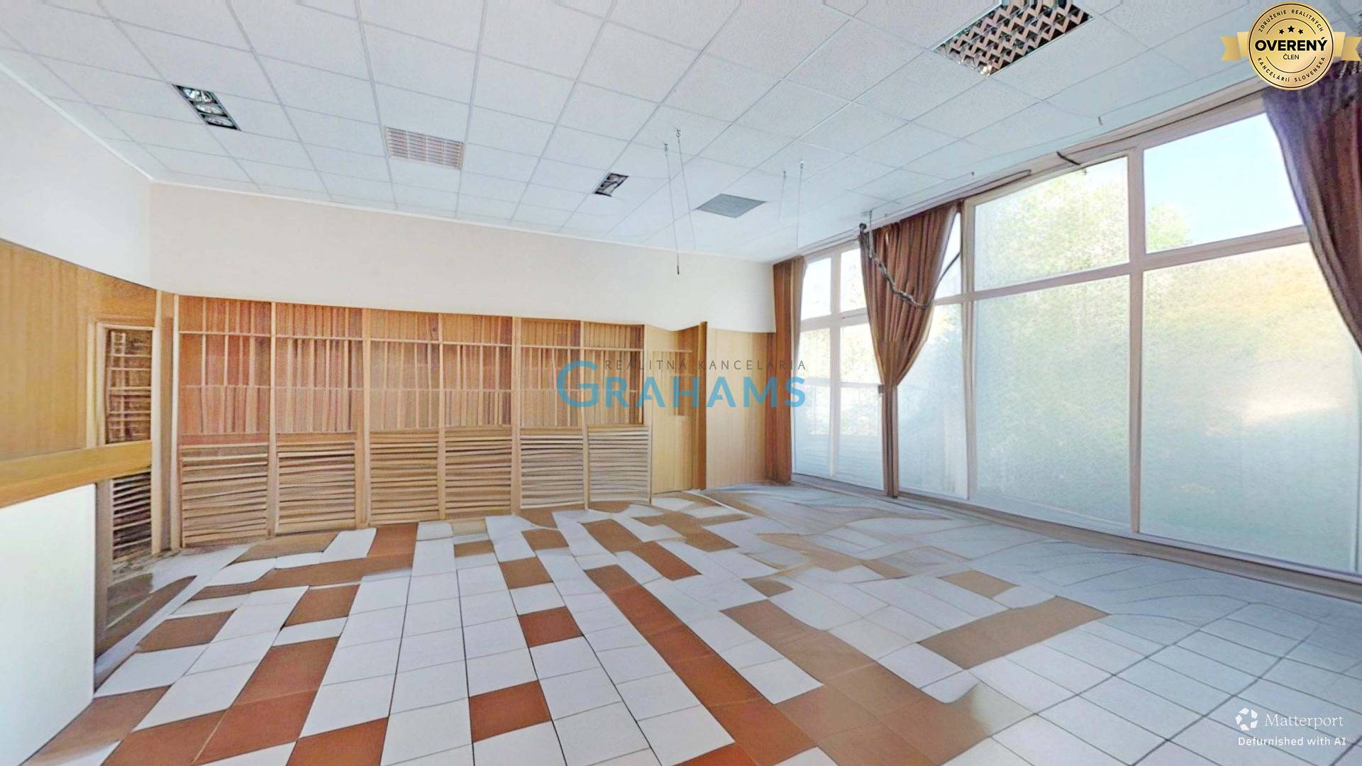 Obchodný priestor bez zar